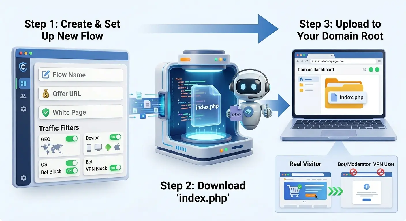 Complete Guide: How to Create & Setup a Cloaking Flow